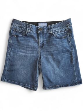 Democracy Dark Wash Denim Shorts - Blue Size 10